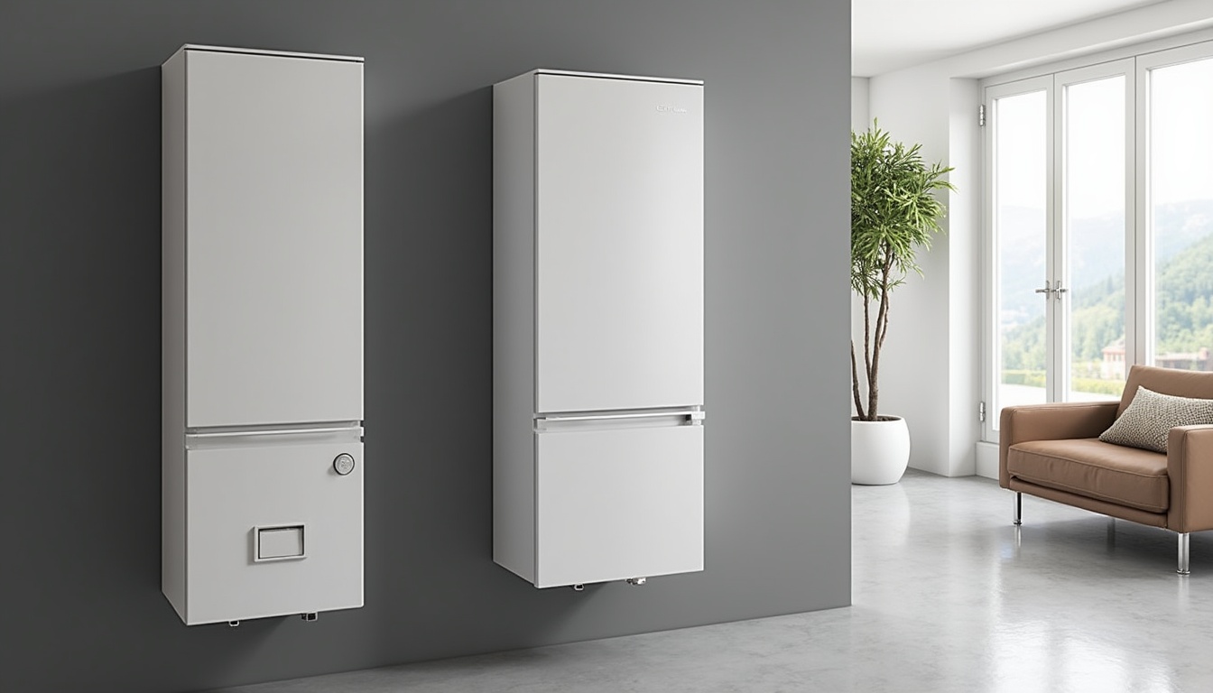 O centrala termica moderna de 35 kW instalata intr-o locuinta